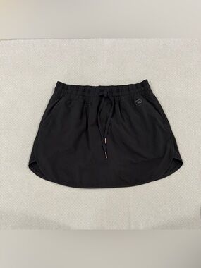 CALIA - Black Drawstring Active Skort